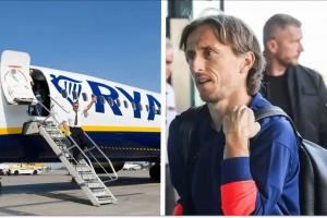 省米魔笛💰️莫德里奇乘坐廉航前往国家队报道，机票仅20欧元